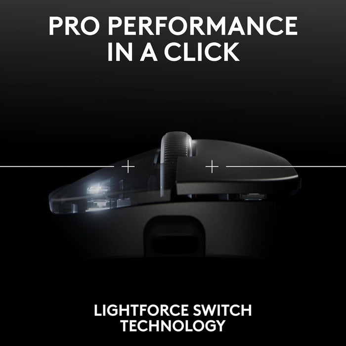 Logitech G PRO X Superlight 2 DEX Lightspeed Wireless Gaming Mouse - Black - PakByte Computers