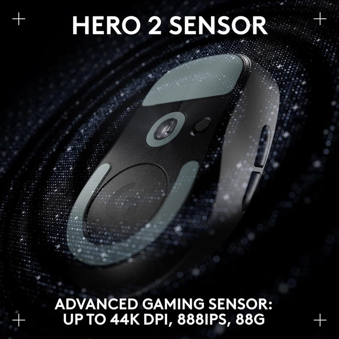 Logitech G PRO X Superlight 2 DEX Lightspeed Wireless Gaming Mouse - Black - PakByte Computers