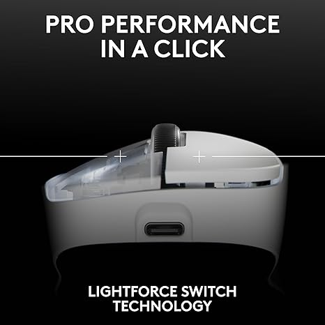 Logitech G PRO X Superlight 2 DEX Lightspeed Wireless Gaming Mouse - White - PakByte
