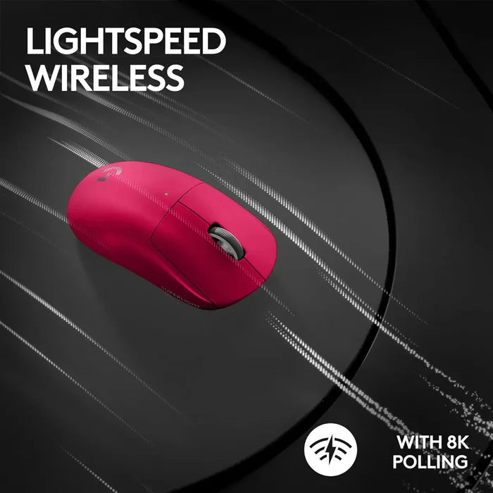Logitech G PRO X Superlight 2 Lightspeed Wireless Gaming Mouse - Magenta - PakByte Computers