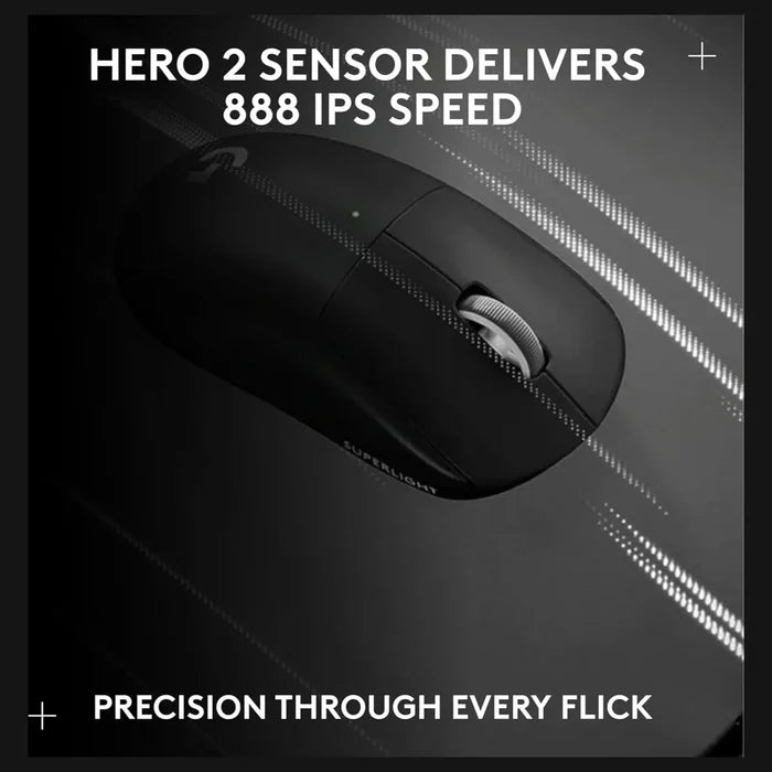Logitech G PRO X Superlight 2c Lightspeed Gaming Mouse - Black
