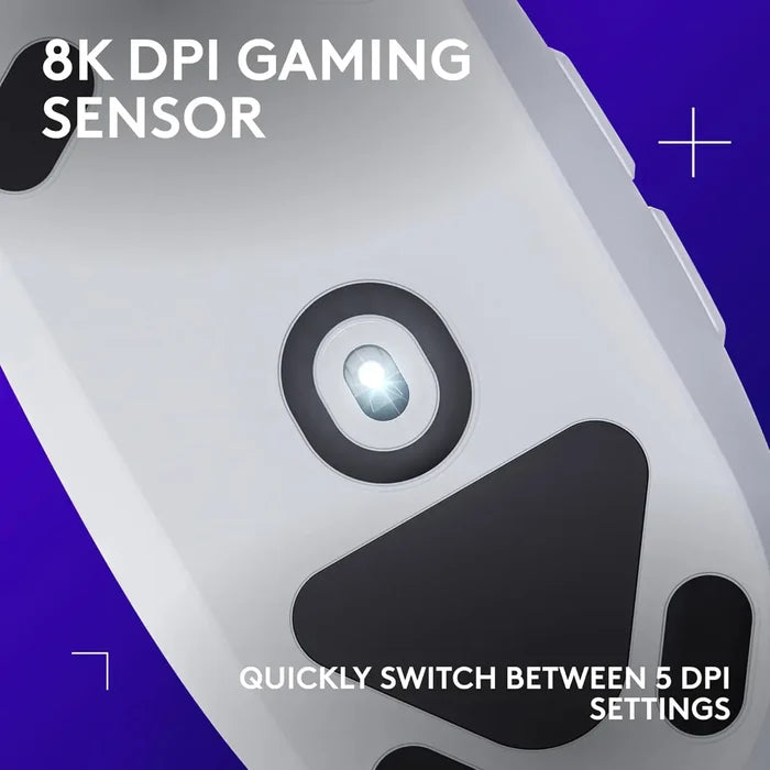 Logitech G203 Lightsync Wired Gaming Mouse - White - PakByte Computers