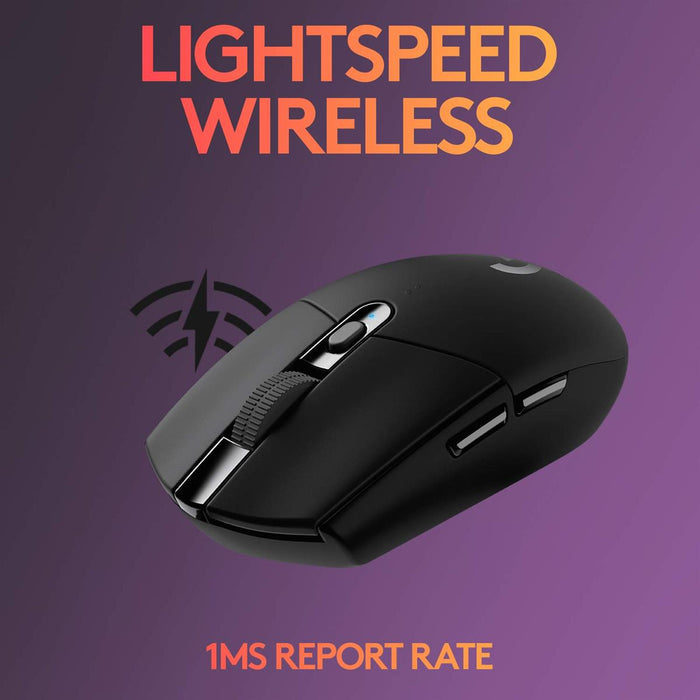 Logitech G304 HERO Lightspeed Wireless Gaming Mouse - Black - PakByte Computers