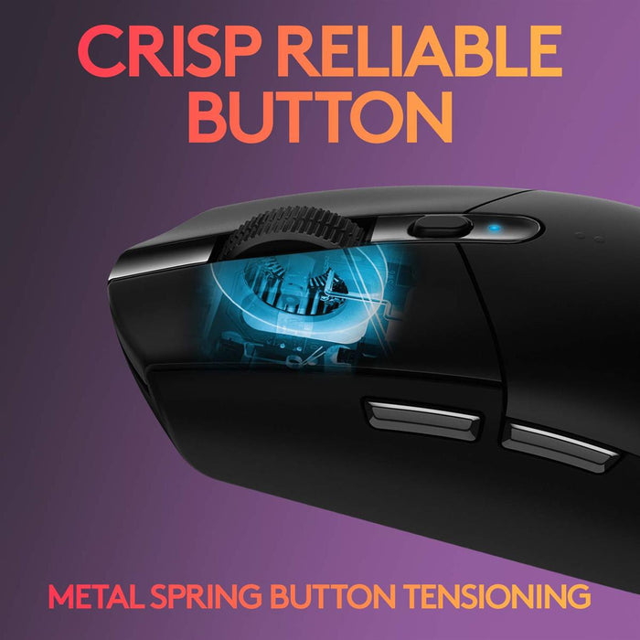 Logitech G304 HERO Lightspeed Wireless Gaming Mouse - Black - PakByte Computers