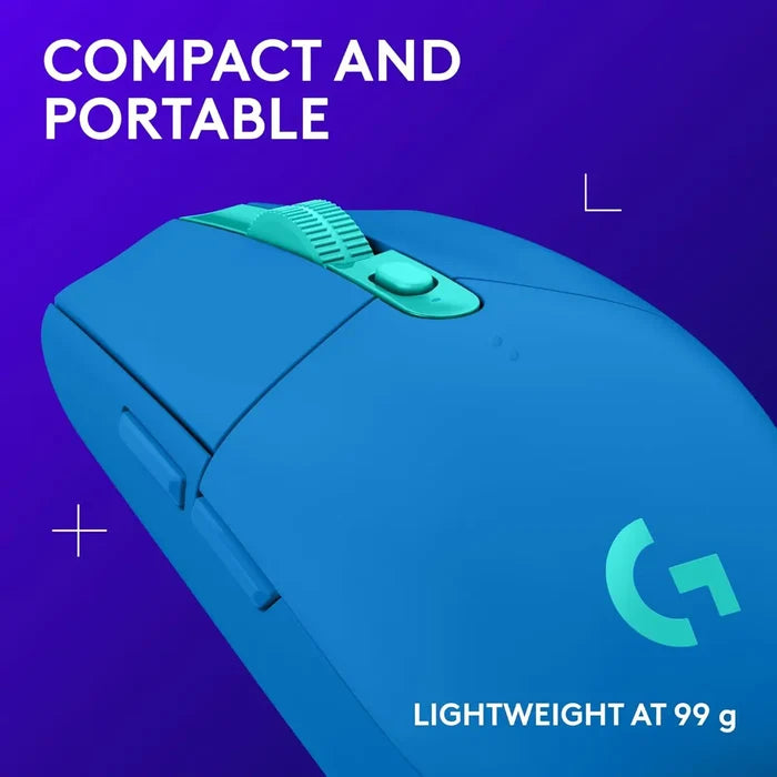 Logitech G304 HERO Lightspeed Wireless Gaming Mouse - Blue - PakByte Computers