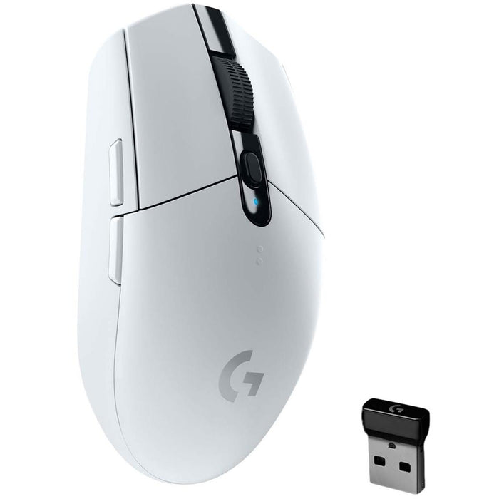 Logitech G304 HERO Lightspeed Wireless Gaming Mouse - White - PakByte Computers