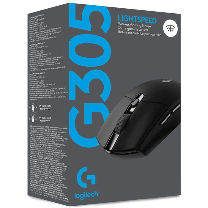 Logitech G305 LIGHTSPEED Wireless Gaming Mouse | Black - PakByte Computers