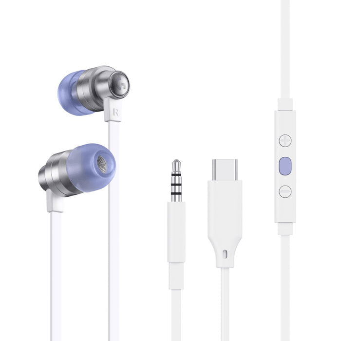 Logitech G333 Gaming Earphones with Mic and Dual Driver - White - PakByte Computers