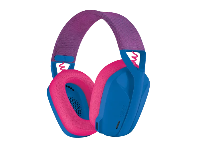 Logitech G435 Lightspeed Wireless Gaming Headset - Blue & Raspberry - PakByte Computers