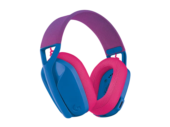 Logitech G435 Lightspeed Wireless Gaming Headset - Blue & Raspberry - PakByte Computers