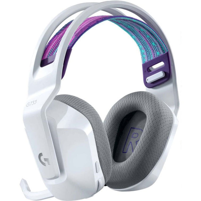Logitech G733 LIGHTSPEED Wireless RGB Gaming Headset (White) - PakByte Computers