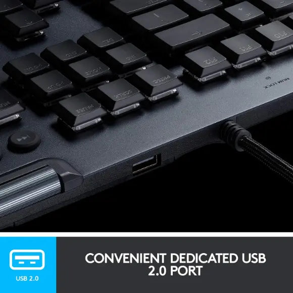 Logitech G813 Lightsync RGB Mechanical Gaming Keyboard - PakByte Computers