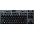 Logitech G915 TKL Lightspeed Wireless Gaming Keyboard, Clicky Switches - Black - PakByte Computers