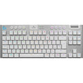 Logitech G915 TKL Tenkeyless Lightspeed Wireless Keyboard, Tactile - White - PakByte Computers