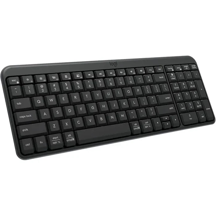Logitech K250 Compact Bluetooth, Number Pad, Wireless Keyboard - Black