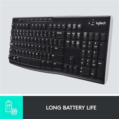 Logitech K270 Full-Size Wireless Keyboard - PakByte