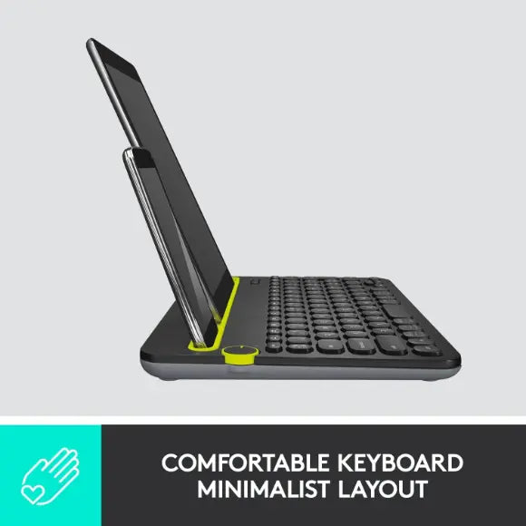 Logitech K480 Wireless Multi-Device Keyboard - BLACK - PakByte Computers