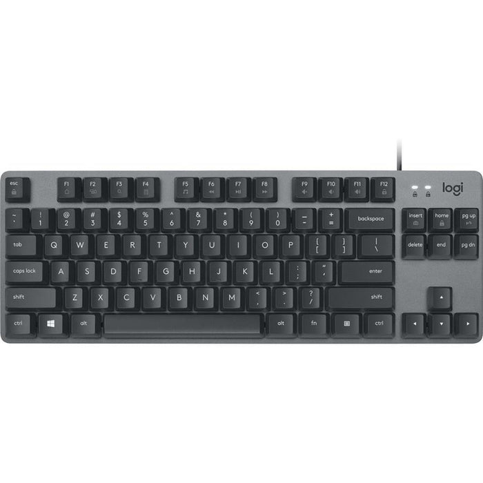 Logitech K835 TKL Mechanical Aluminum Keyboard - Graphite (Blue MX Switches) - PakByte Computers