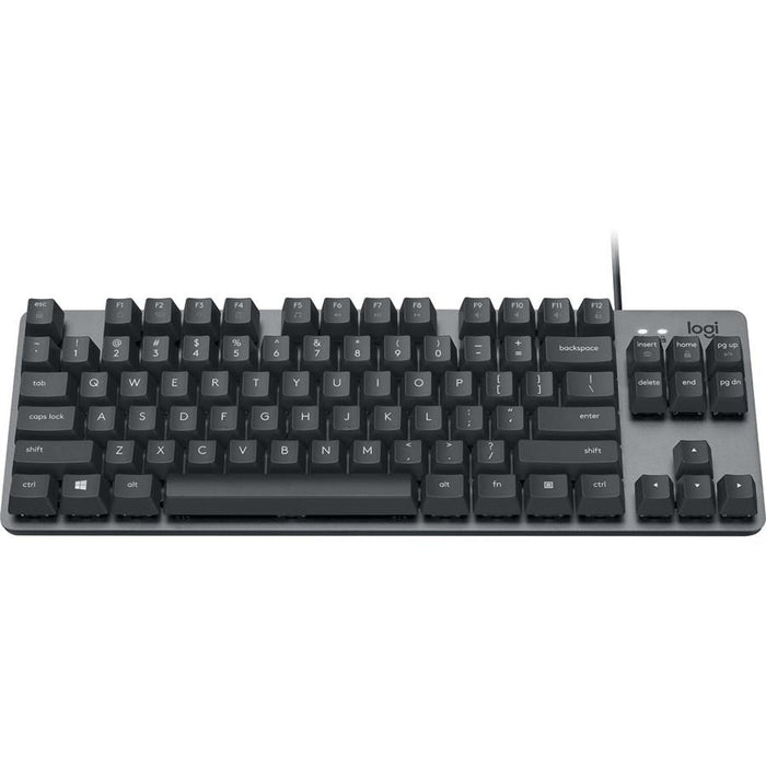 Logitech K835 TKL Mechanical Aluminum Keyboard - Graphite (Blue MX Switches) - PakByte Computers