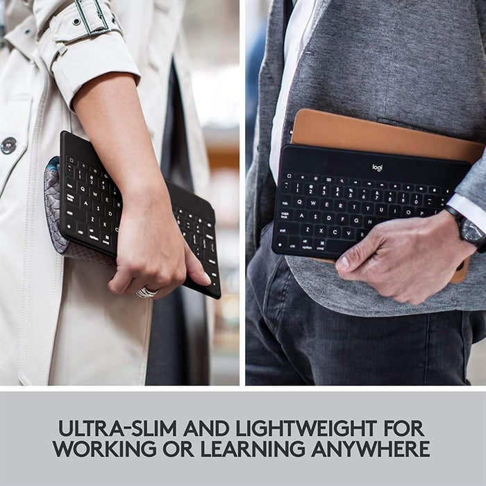Logitech Keys-to-Go Portable Wireless Keyboard for Apple Devices - Black - PakByte Computers