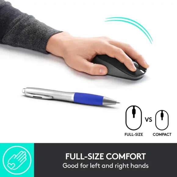 Logitech M190 Wireless Mouse - Charcoal - PakByte Computers