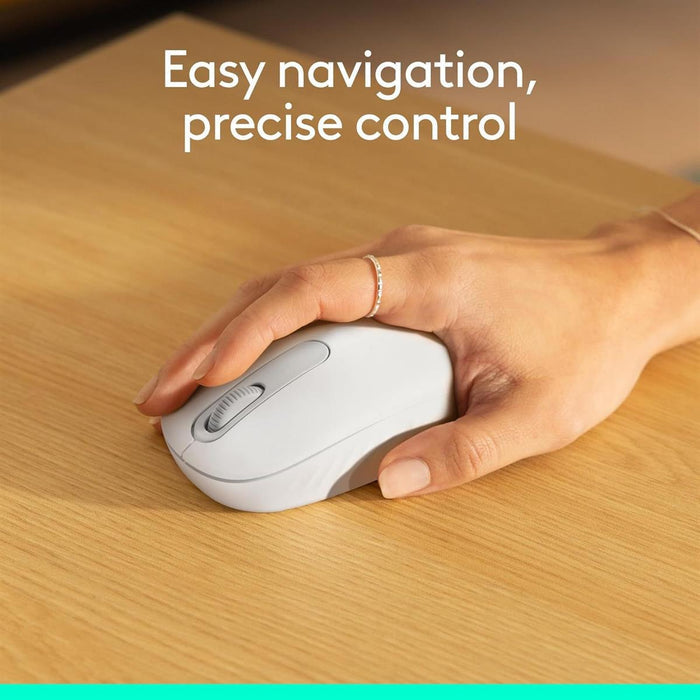 Logitech M196 Bluetooth Wireless Mouse - White - PakByte Computers