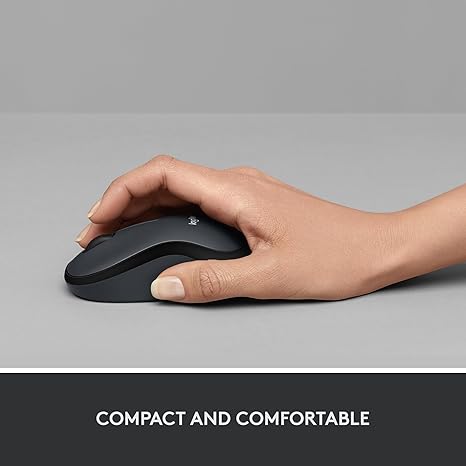 Logitech M220 Silent Mouse, Wireless Black - PakByte