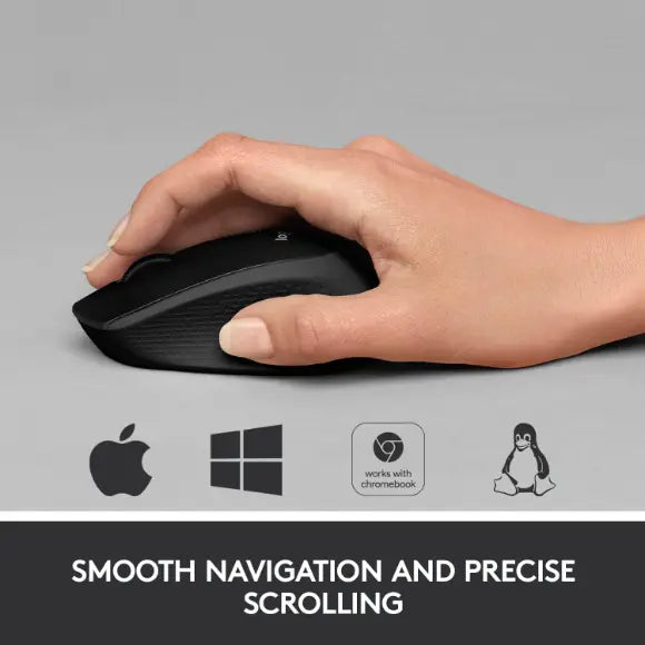 Logitech M330 SILENT PLUS Wireless Mouse - PakByte Computers