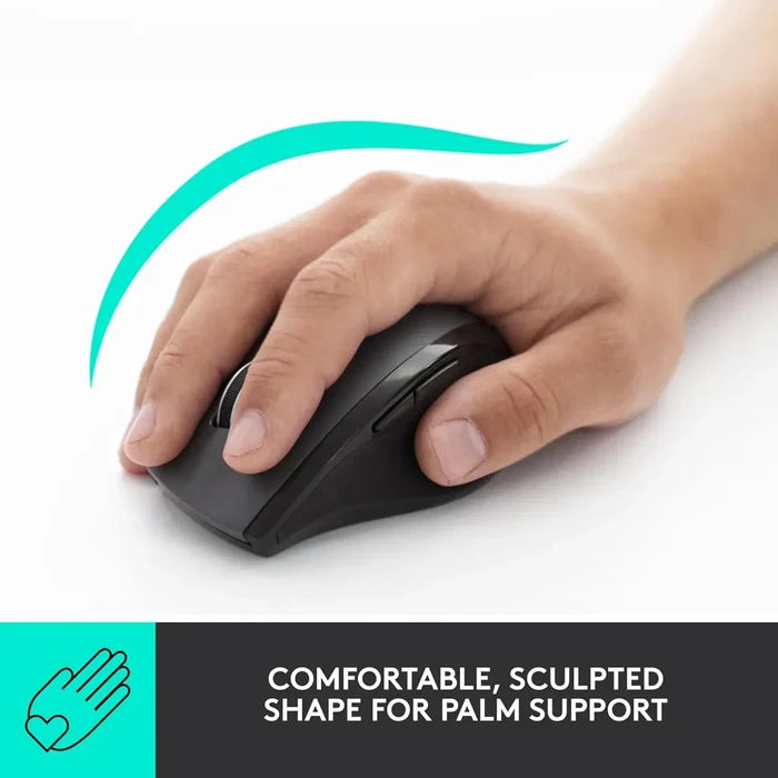 Logitech M705 Marathon Wireless Mouse - Black - PakByte Computers