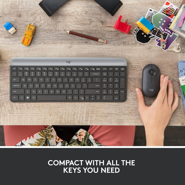 Logitech MK470 Slim Wireless Keyboard and Mouse Combo - PakByte Computers