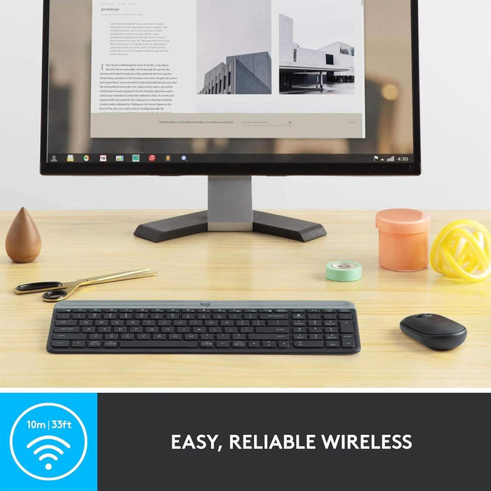 Logitech MK470 Slim Wireless Keyboard and Mouse Combo - PakByte Computers