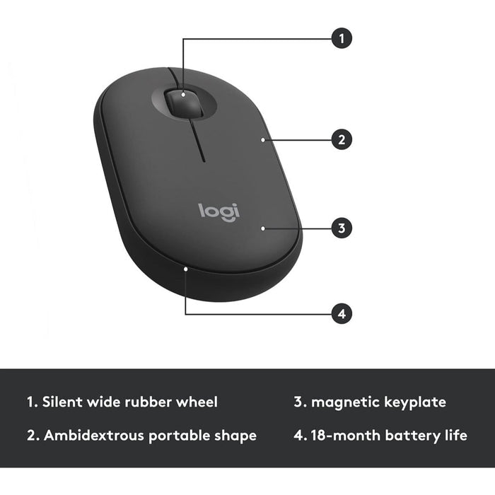 Logitech MK470 Slim Wireless Keyboard and Mouse Combo - PakByte Computers