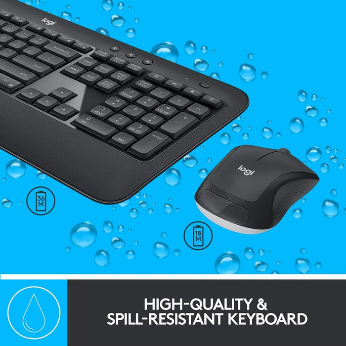 Logitech MK540 ADVANCED Wireless Keyboard and Mouse Combo - PakByte Computers