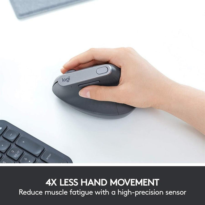 Logitech MX Vertical Advanced Ergonomic Mouse - Black - PakByte Computers