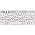 Logitech PEBBLE KEYS 2 K380S Multi-Device Bluetooth Wireless Keyboard, Slim and Portable - White - PakByte