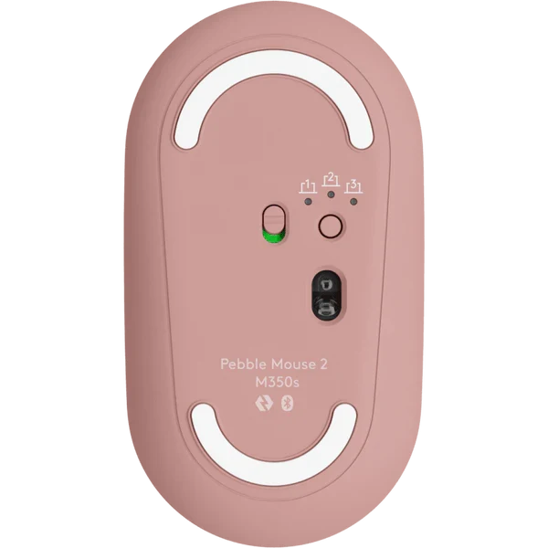 LOGITECH Pebble M350 Portable Wireless Mouse with Bluetooth- Pink - PakByte