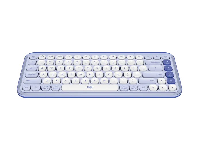 Logitech POP Icon Keys Compact Wireless Keyboard - Lilac 920-013086 - PakByte