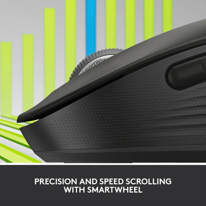 Logitech M650 Large Signature Wireless Mouse & Bluetooth Mouse - BLACK - PakByte