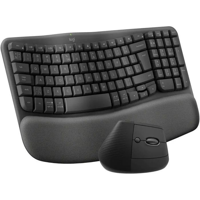 Logitech Wave Keys and Lift Keyboard & Mouse Combo - Graphite