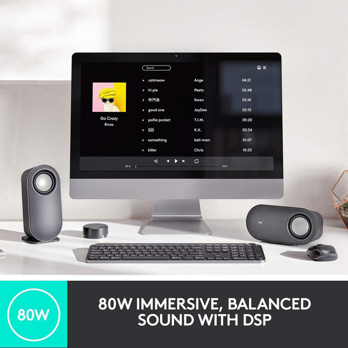 Logitech Z407 Bluetooth Computer Speakers with Subwoofer and Wireless Control - PakByte Computers