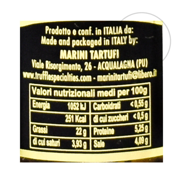 Marini Tartufi Black Summer Truffle Slices