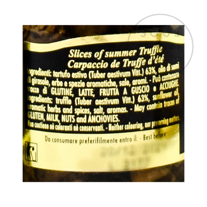Marini Tartufi Black Summer Truffle Slices
