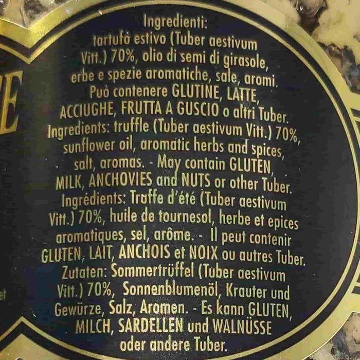 Marini Tartufi Black Summer Truffle Slices
