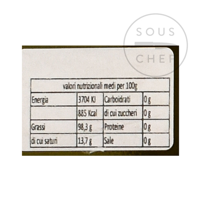 Black Truffle Oil 250ml  nutritional information
