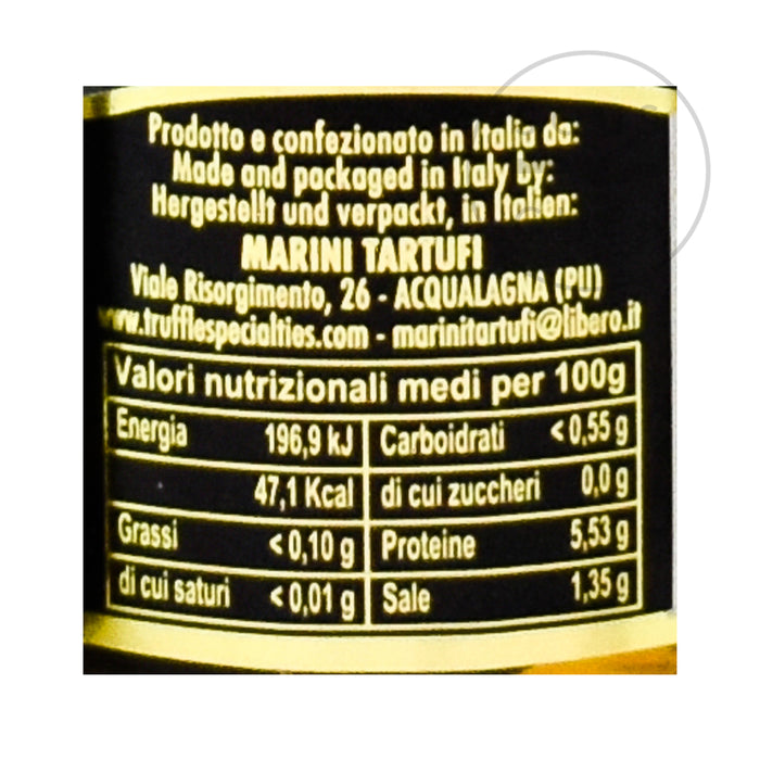 Marini Tartufi Whole Black Summer Truffle, 25g