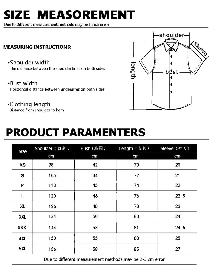 Men's Samurai Hawaiian Shirt Casual Short Sleeve Top Loose Clothing Fashion Retro Summer Shirt