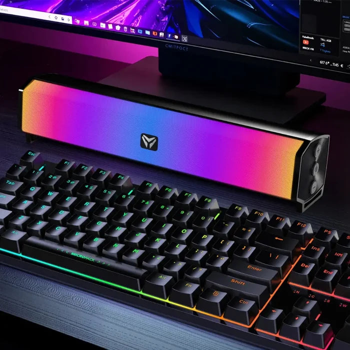 Micropack GS-11 Bluetooth Wireless Rainbow Gaming Speaker - Black
