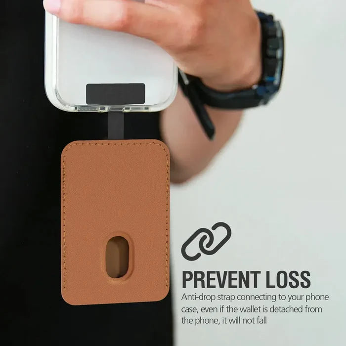 Micropack MMW-01 Magnetic Card Wallet Top Grain Original Leather - Brown