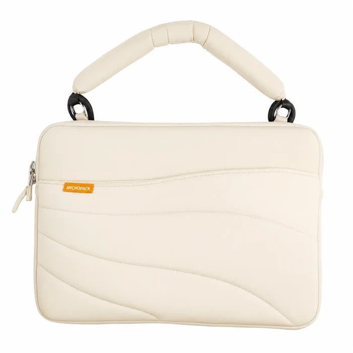 Micropack MSL-02 Cloud Soft Puffy Laptop Sleeve 13"-14" - Cream