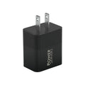 Micropack MWC-218PD 18W PD Fast Charging Block Phone Charger Dual Port - US Plug - Black